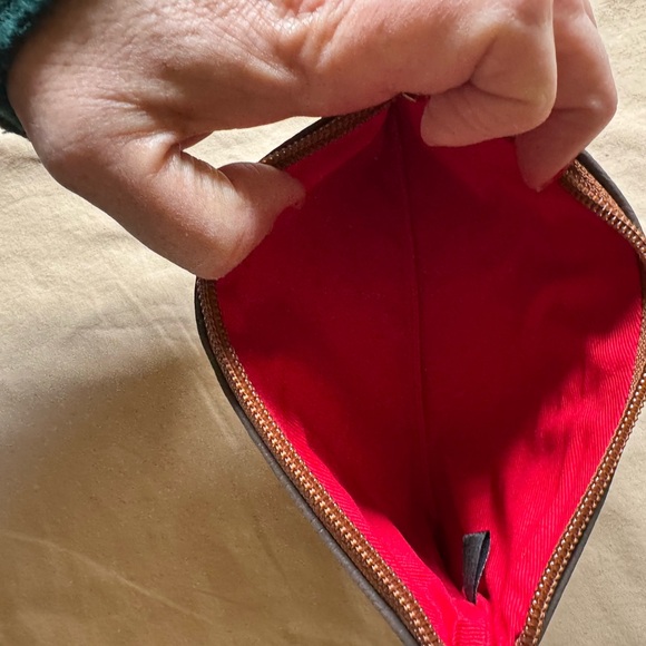 Dooney & Bourke Gray/Taupe pebble Leather saddle color leather Hobo/slouch Bag - Picture 9 of 9